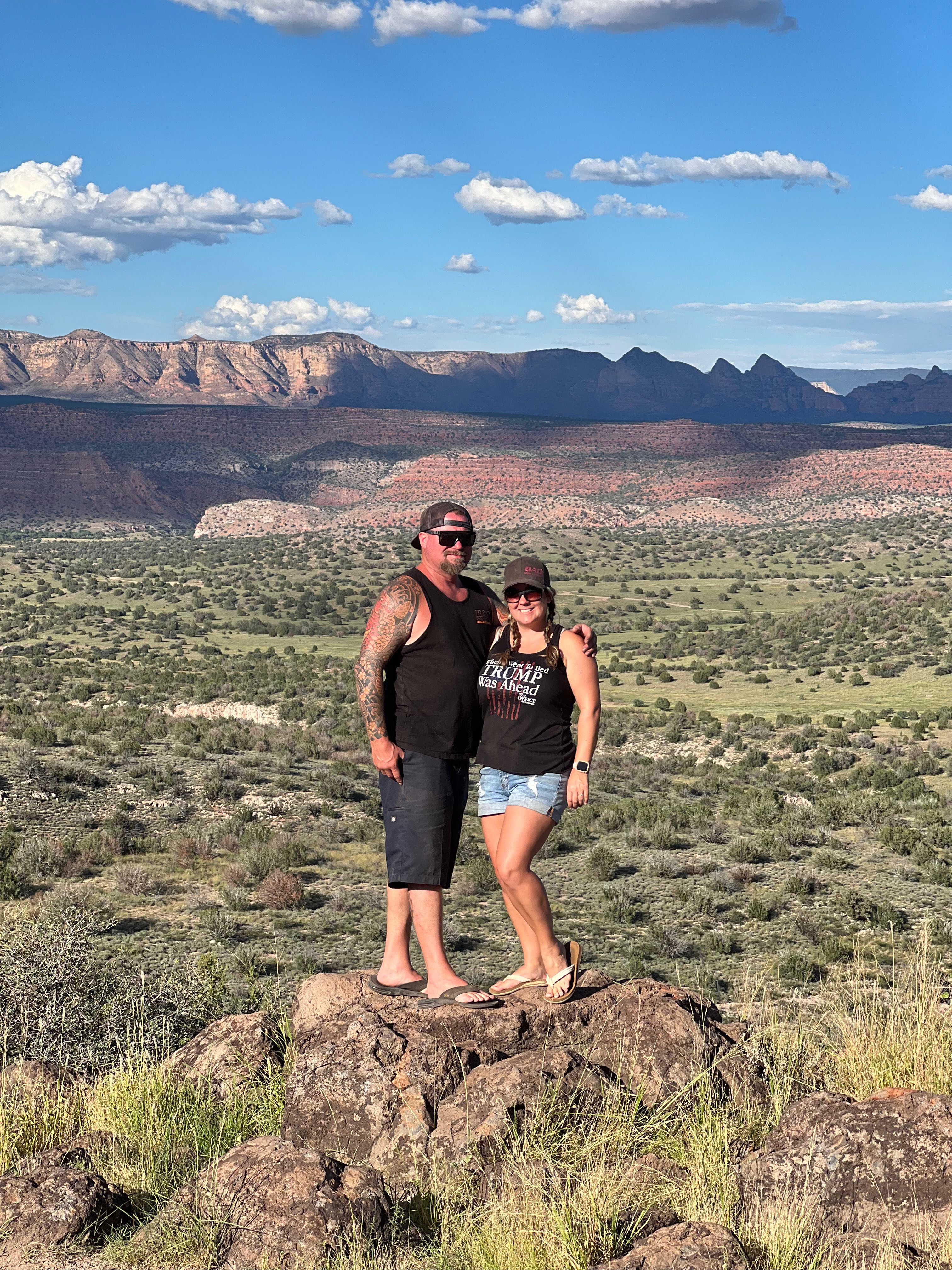 Dan and Mandy Gnagney, owners of Bad Side By Sides